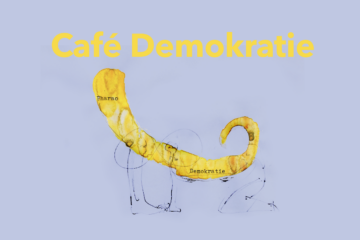 Cafe Demokratie Plakat